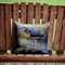 Edge Collections - 14" X 14" - Blue - Pillow Throw Washable Heron Machine - 1 Piece